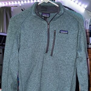 Patagonia blueish green/teal Quarter-Zip Fleece